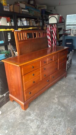 Dresser and King Size Head Board