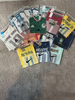 Soccer jerseys!! 1 for 50 2 for 90