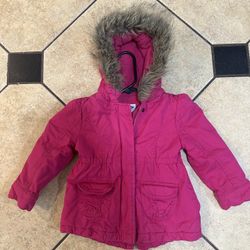 4t Fleece Lines Girls Jacket $12
