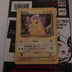 Base Pikachu 