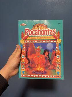 1995 Pocahontas Jumbo Coloring Book