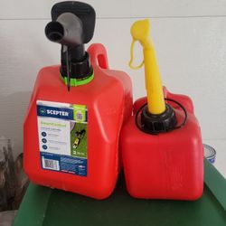 2 Gas Cans Both For 6 Bucks