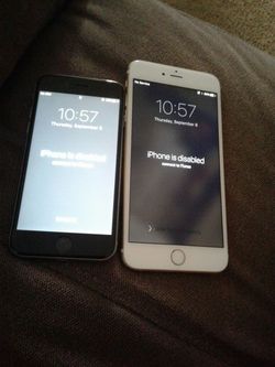 6s+ Gold & 6s perfect condition icloud locked