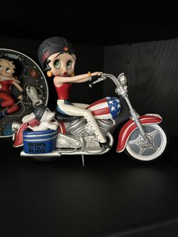 Porcelain Biker Betty Boop