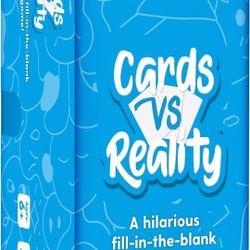 Cards Vs Reality Hilarious Fill-in-The-Blank Activity Family Card Game