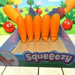 Carrot Squeezy squish toy