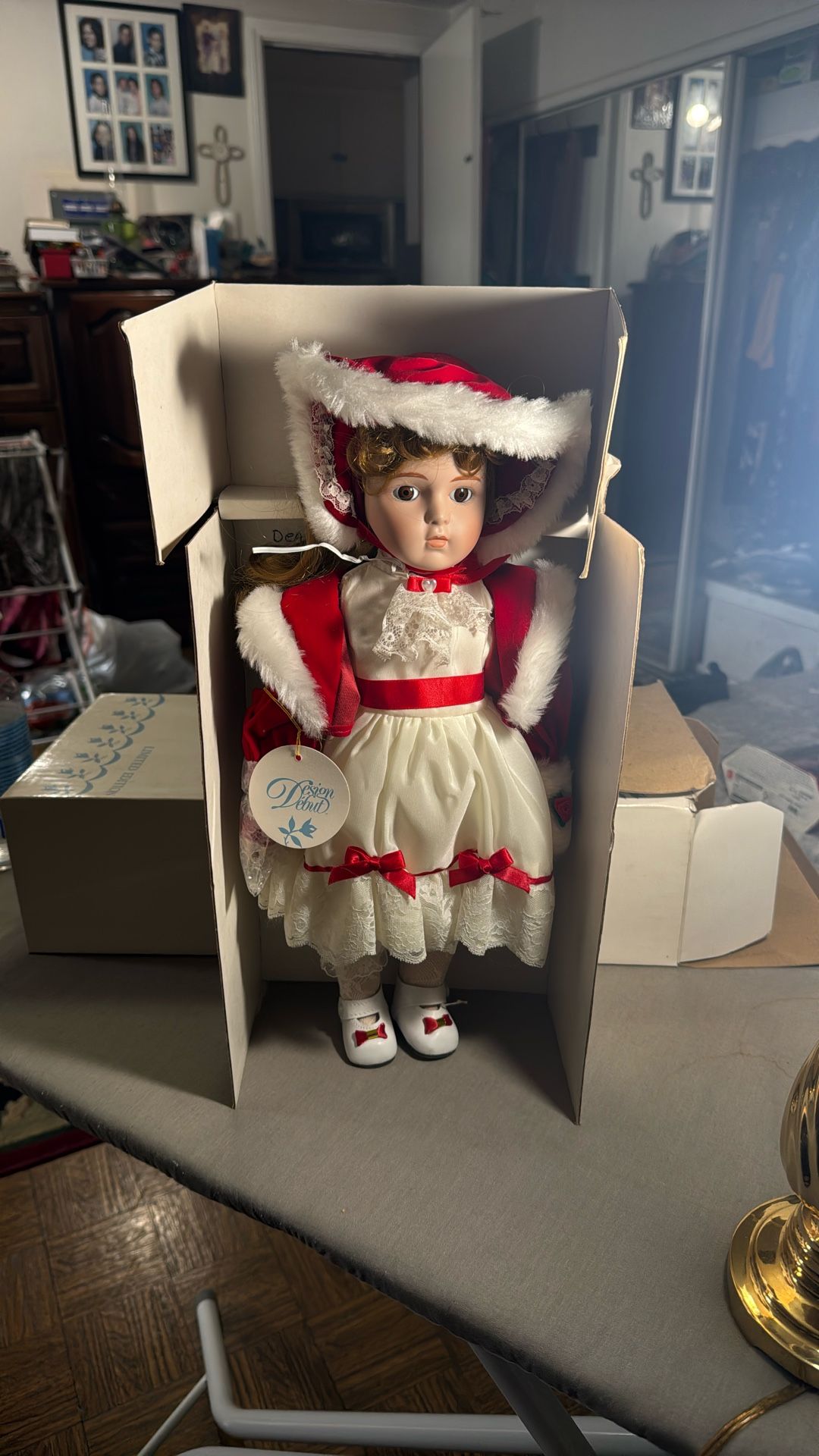 SHANNON MICHELE DOLL / PORCELAIN / 17” TALL /