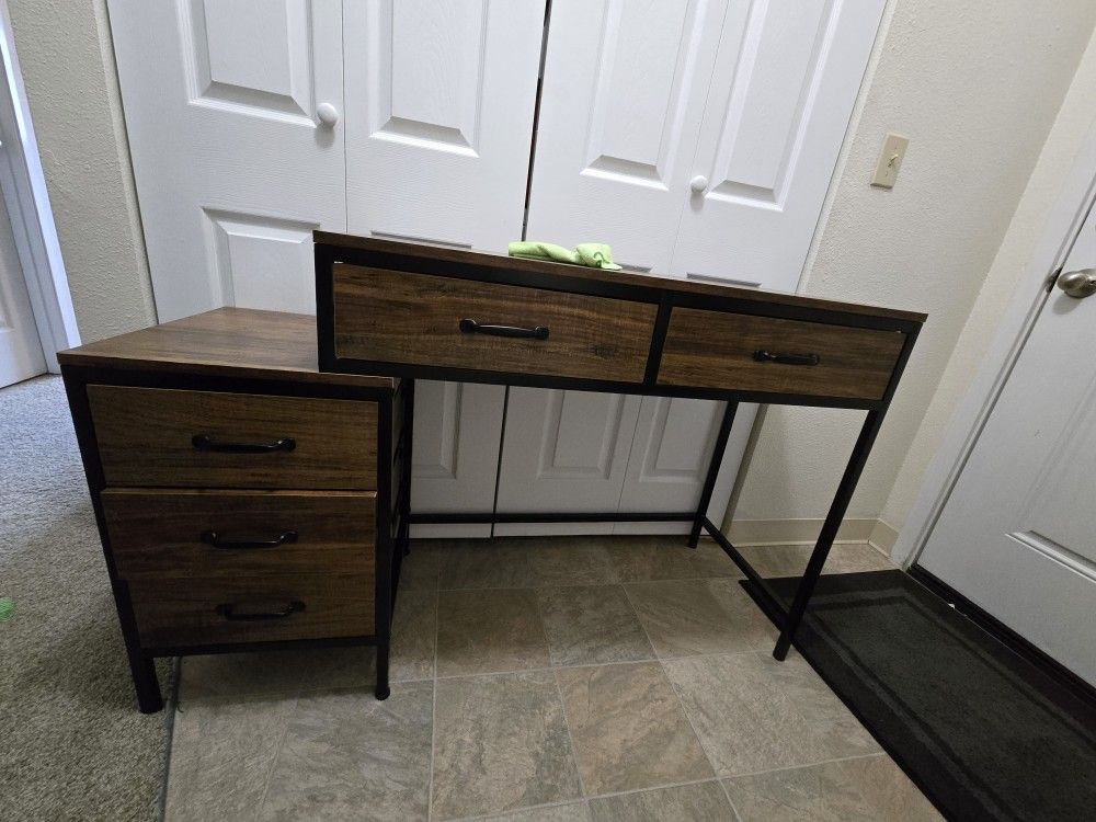 Rustic Brown Desk
