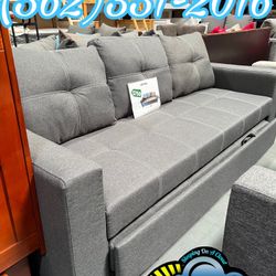 Grey Sofa Convertible Couch Bed New Cama 