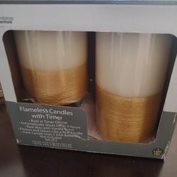 Flameless  Candle With Timer