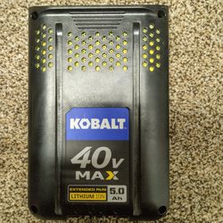 Kobalt 40v Max 5.0ah Battery