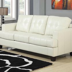 -Samuel Transitional Cream Sleeper Sofa-