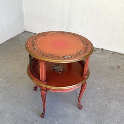 Hand-painted End Table by Katherine Henick