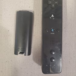 Black Nintendo Wii Controller 