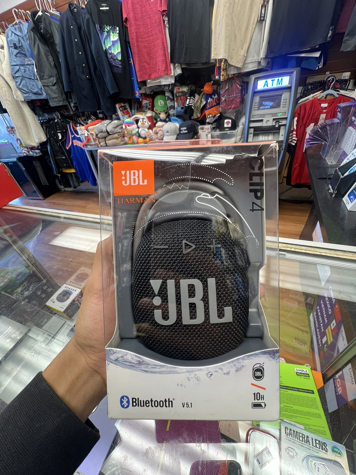 Jbl Clip 4 Bluetooth Speaker New In box 