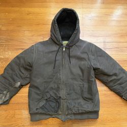 Cabela's Heavyweight Insulated Work Jacket Size Medium Tall Carhartt Style