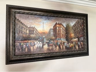 Large Vintage Painting