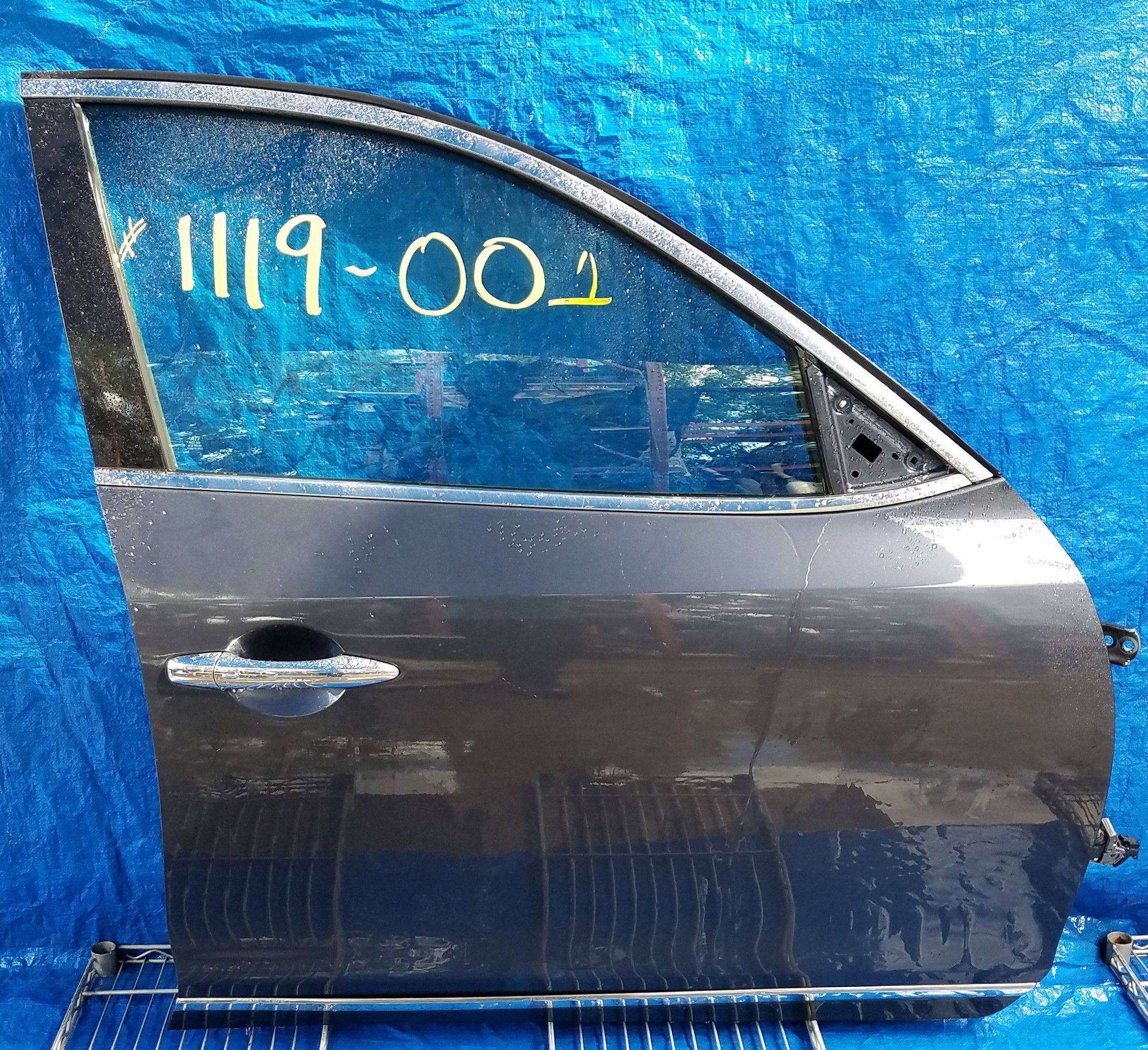 2008 - 2010 INFINITI EX35 FRONT RIGHT PASSENGER SIDE DOOR BLUE