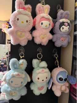Plush Pendant Keychain $12 each
