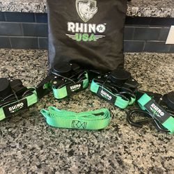 Brand New Rhino Heavy Duty Strap Set Of 4 