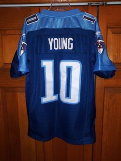 YOUTH LARGE (14-16) VINCE YOUNG #10 REEBOK JERSEY