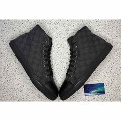 Gucci GG Monogram High Canvas Sneaker 9.5 Men Preowned