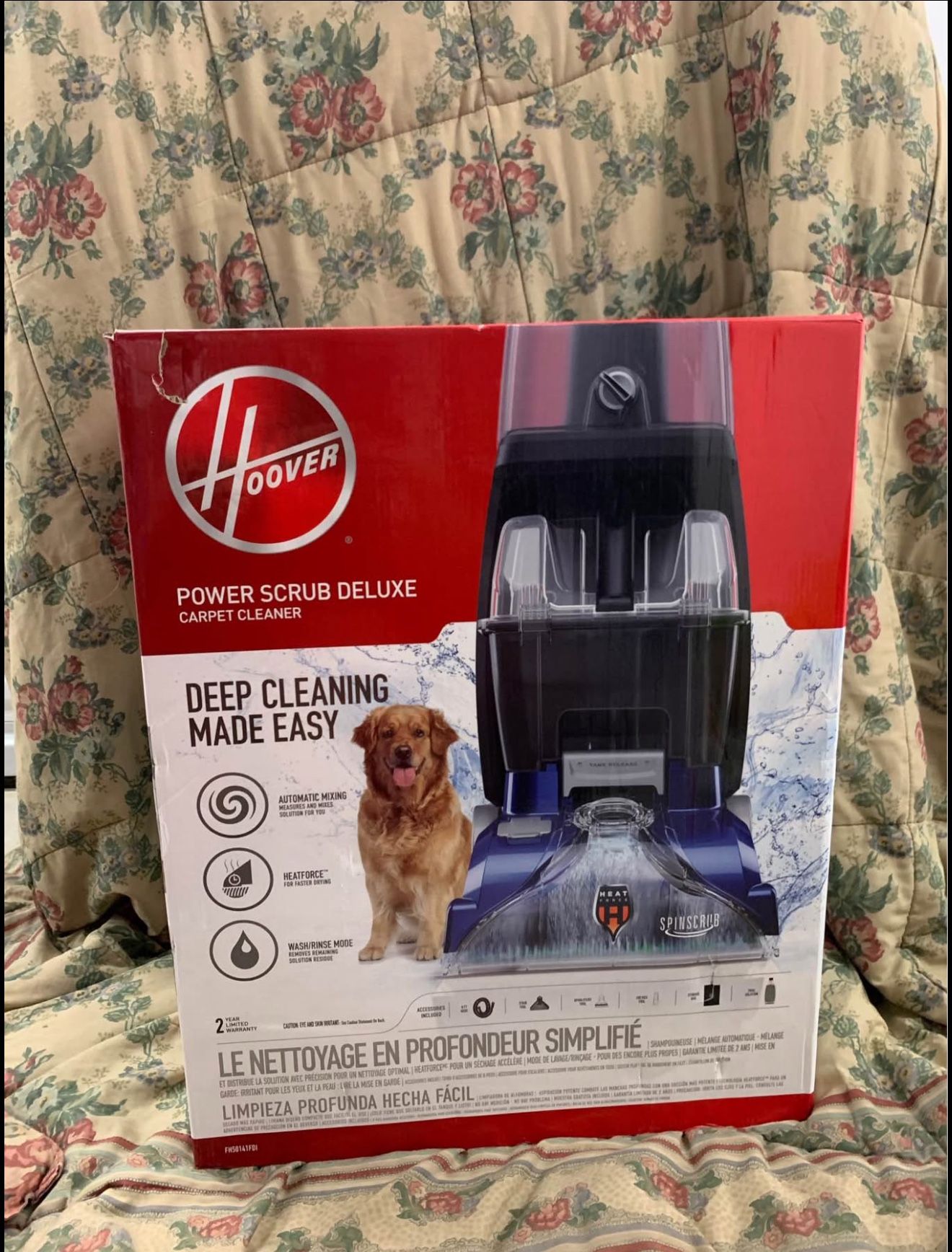 Hoover Power Scrub Deluxe Carpet Cleaner Machine