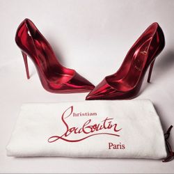 Christian Louboutin Kate 100 Patent Pump High Hills