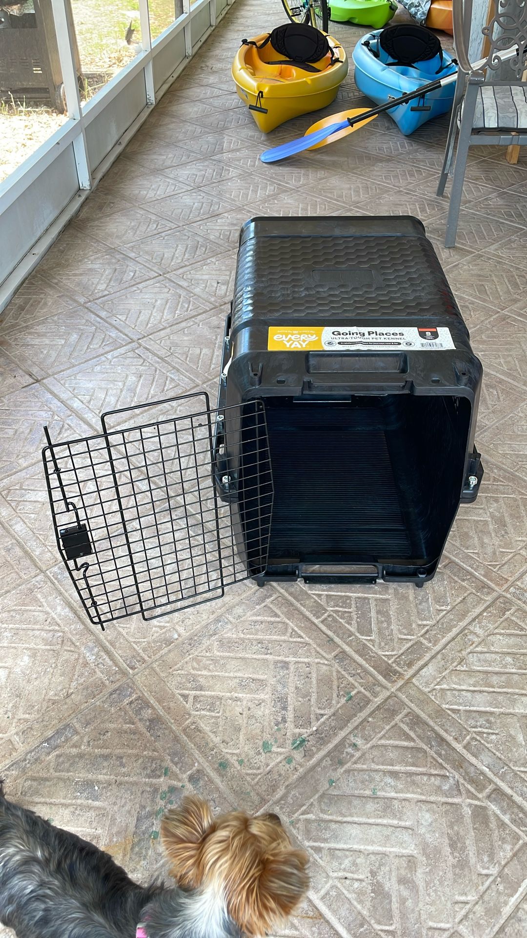 Every Yay Ultra Tough Dog Pet Travel Kennel Crate Airplane Approved 