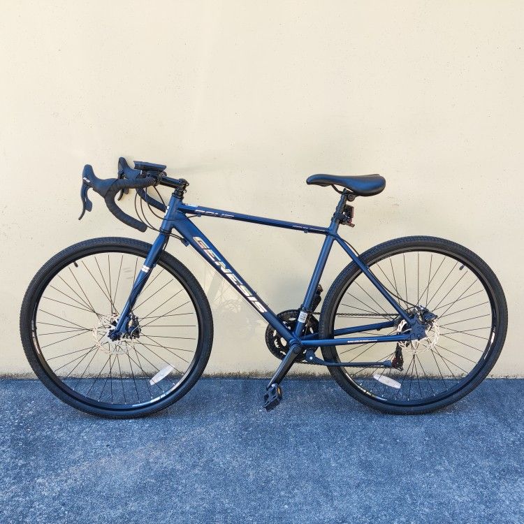 ~ NEW Genesis 700c Gravel Hybrid Commuter / Road Bike - Dual Disc Brakes - 14-Speeds - Light 20" 51cm Aluminum Frame - Tuned! ($400 MSRP 99% New!)