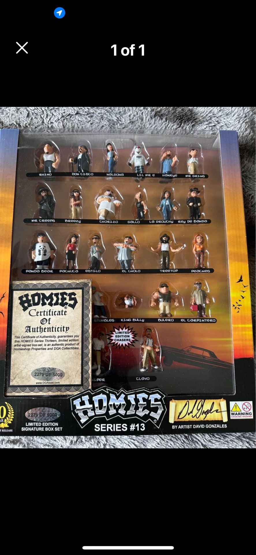 Homies Limited Edition Autographed Toy Figures