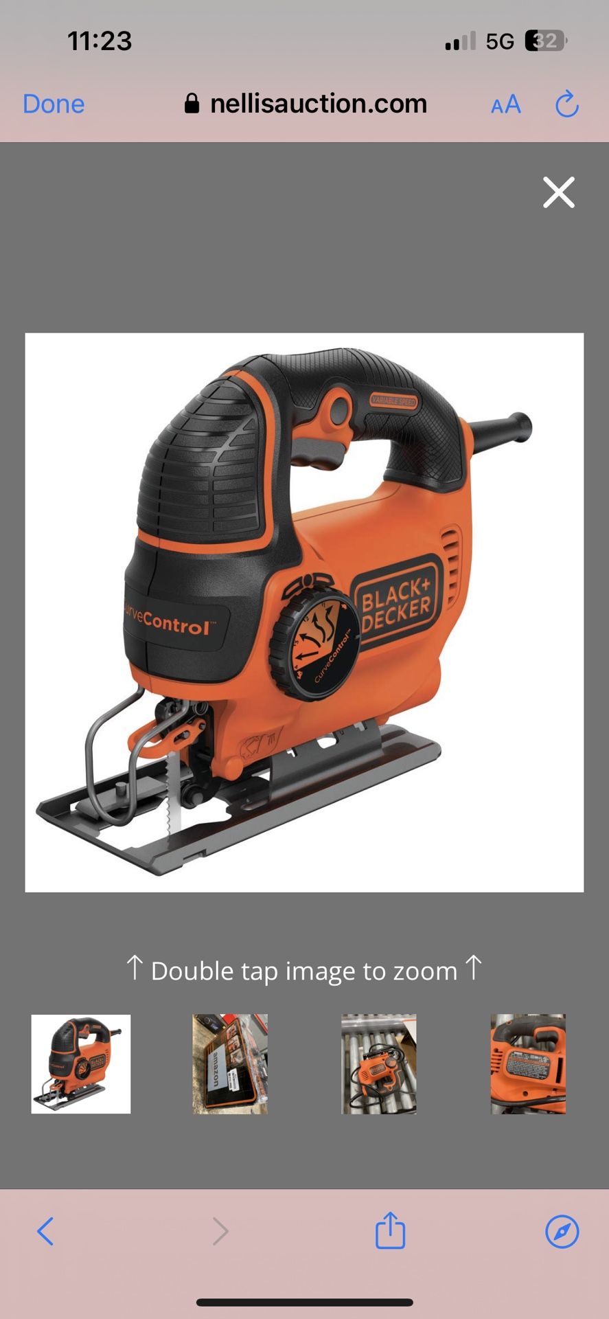 BLACK+DECKER Jig Saw, 5-Amp, 3,000 Blade Speed, 45 Degree Beveled Cuts, ¾-Inch Orbital Blade, 4 Curve Settings, Corded (BDEJS600C)