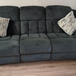 Recliner sofas with coffee table