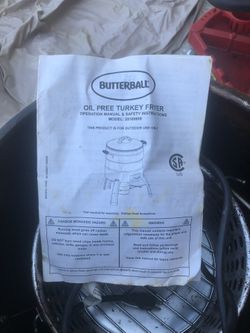 Butterball Greaseless Turkey/chicken Fryer