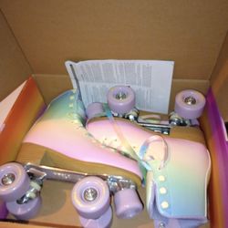 Impala  Rainbow Fade Roller Skates- Size 6- New- DISCONTINUED 