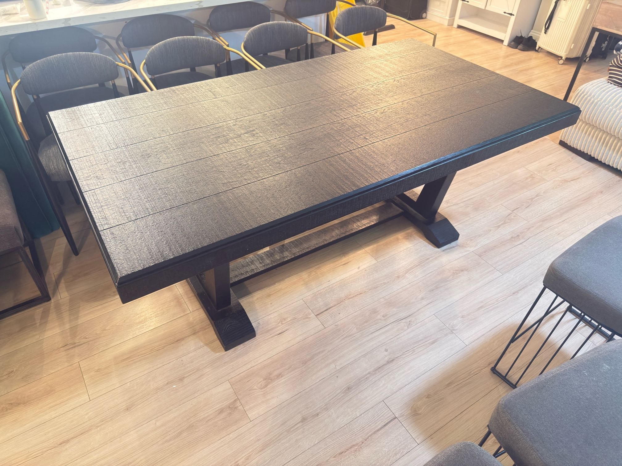 Black Wood Dining Table