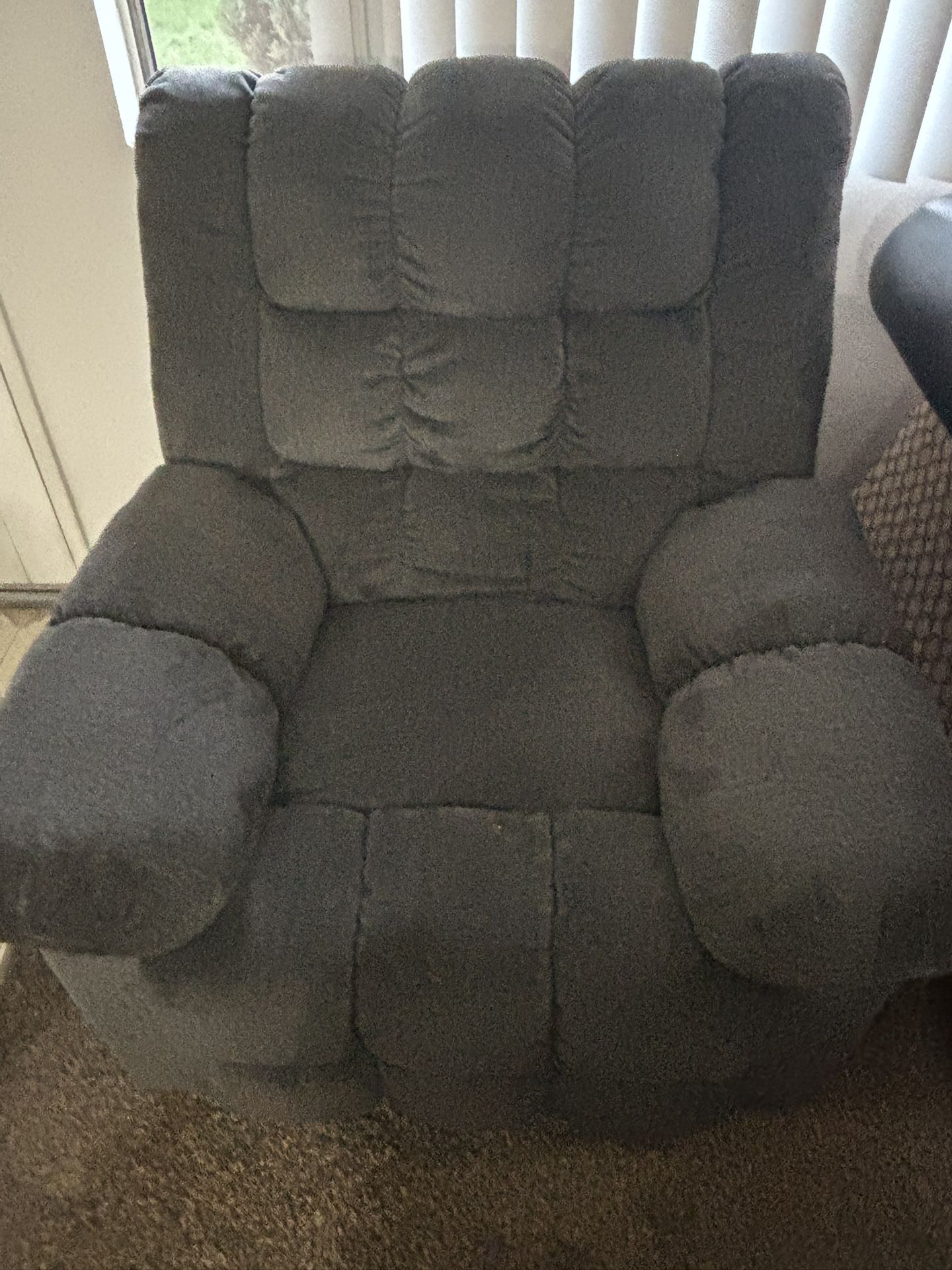 Dark Grey Electric Recliner