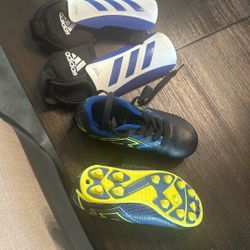 Soccer Cleats And Shinguards
