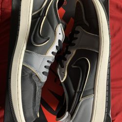 Jordan 1 Low OG EX Black Smoke Grey Size 13