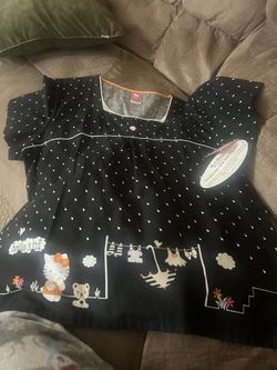 2x Sanrio hello Kitty Scrub Top