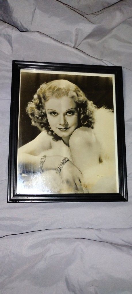 Jean Harlow In Pelt Boa