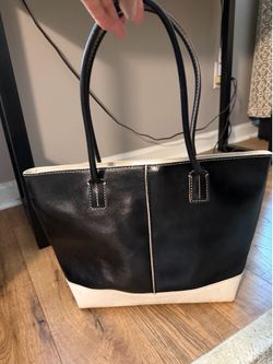 Wilson‘s Leather  Handbag black and white