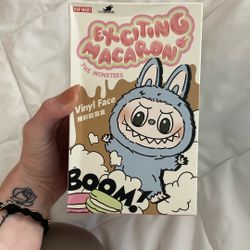 Authentic Popmart Labubu Exciting Macaron- Soymilk 