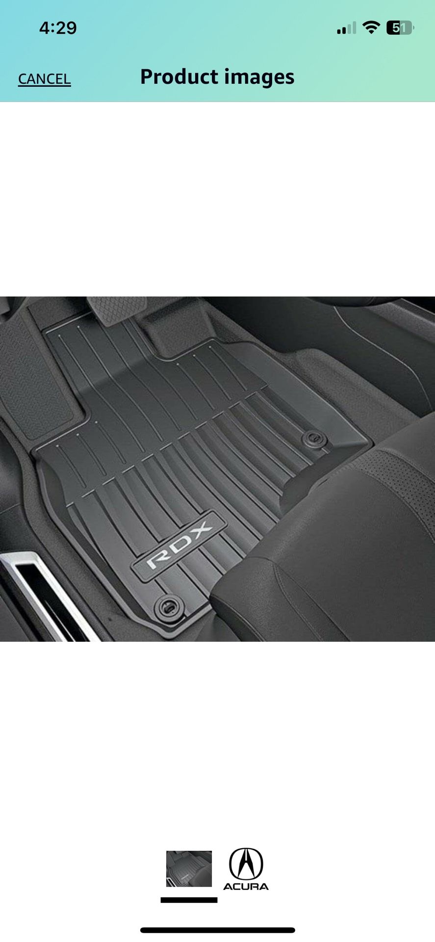 Acura Genuine Parts ALL SEASON FLOOR MAT Set