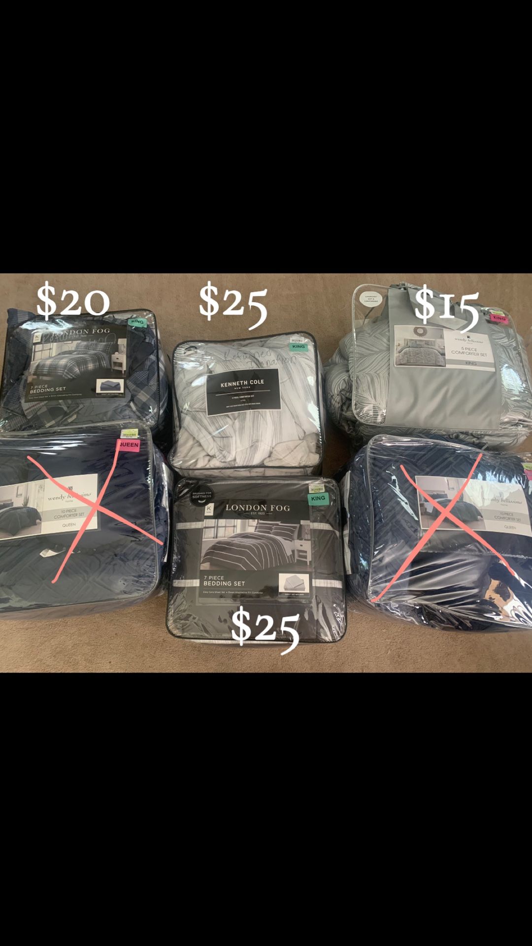 NEW King Sized Bed Sets