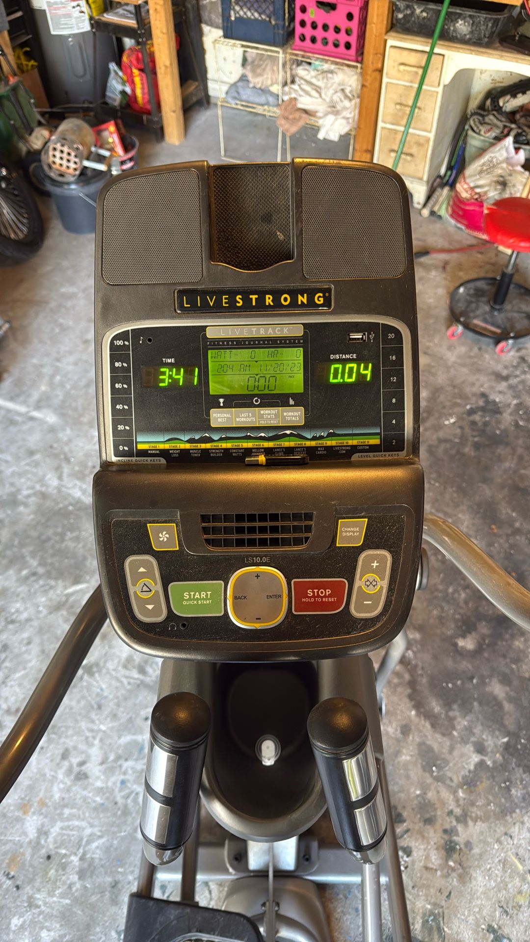 Livestrong Power Incline Elliptical