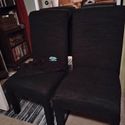 Two Black Chairs