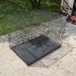 Excellent Condition-Extra Large Dog Crate With Front And Side Door