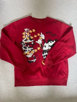 Mickey Mouse Christmas Graphic Crewneck Sweatshirt