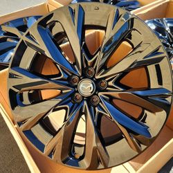 21" Mazda CX-90 New Gloss Black OEM Rims 